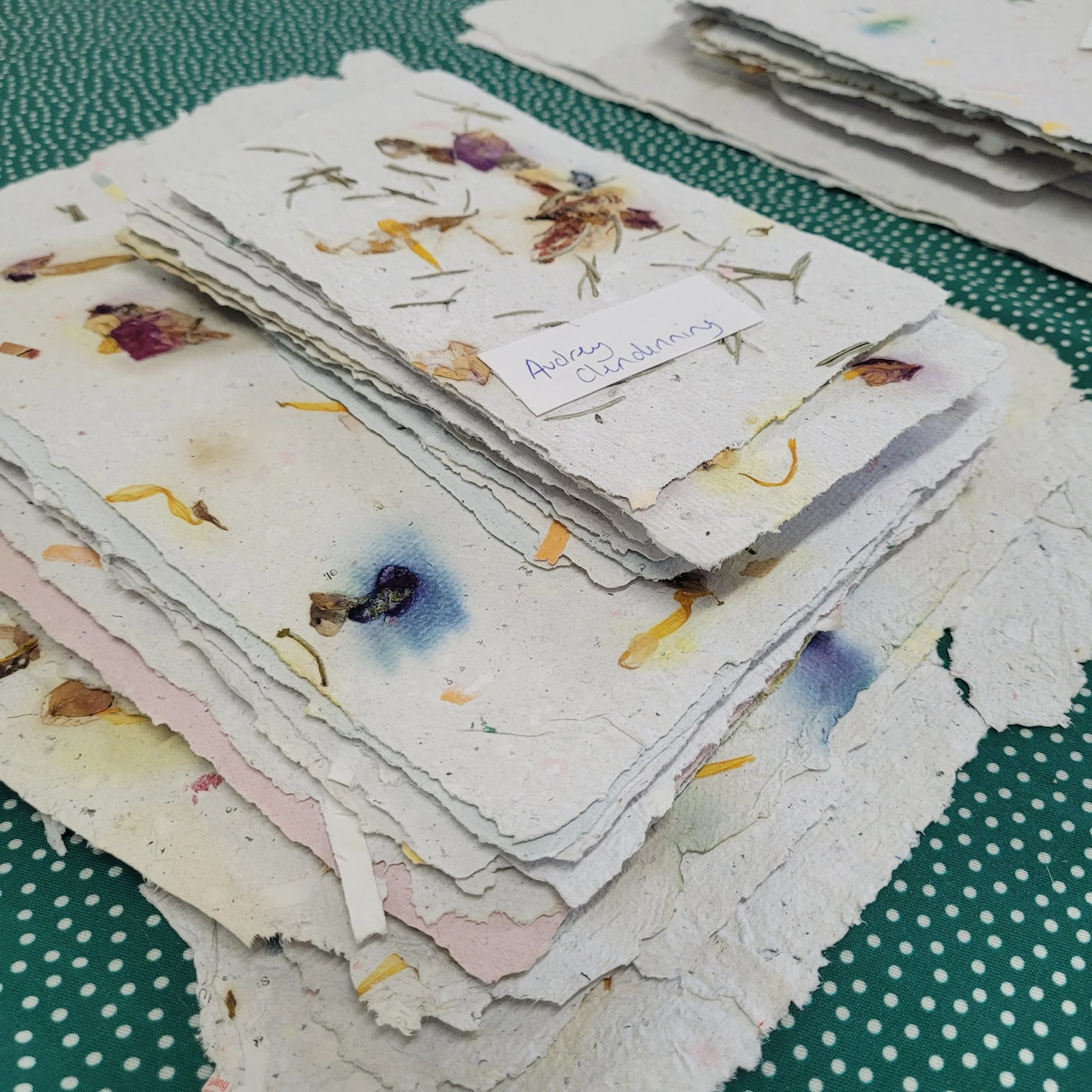 Craft and creative recycled papermaking workshop - Upcycling - 5 hours