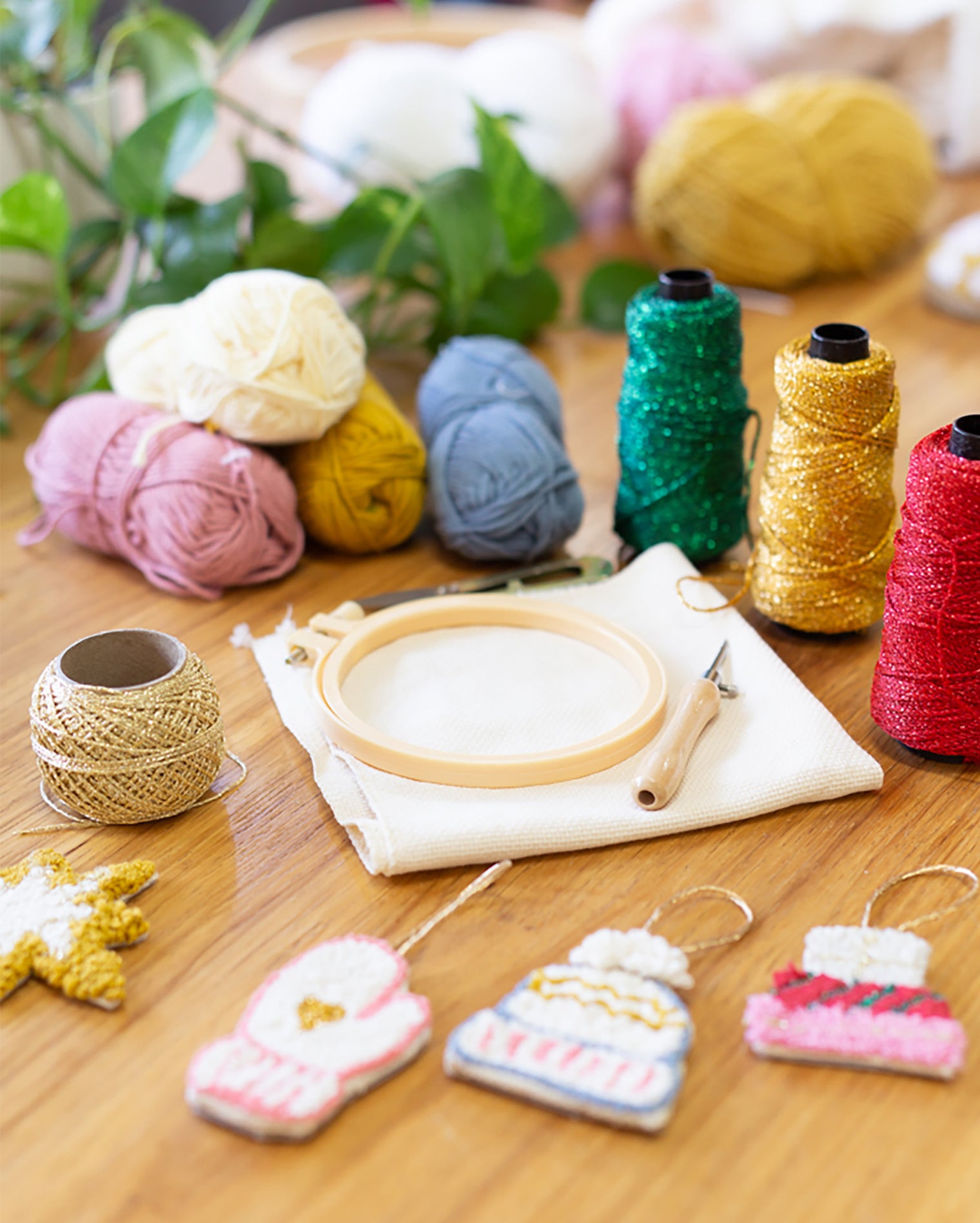 Punch needle tree decorating workshop (3 hours)