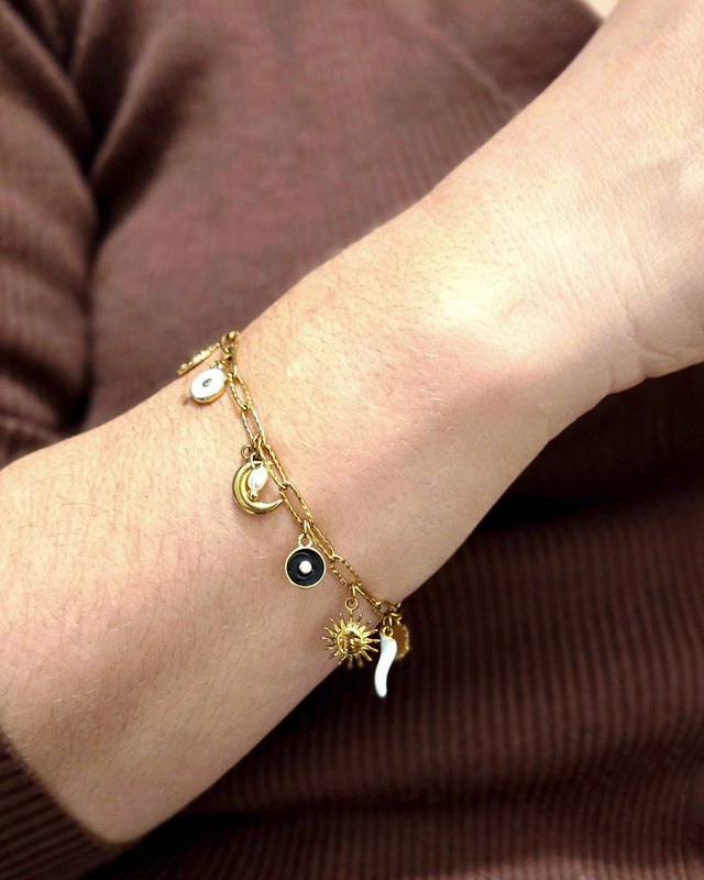 Coffret créatif, DIY KIT Fabrication d'un bracelet à breloques - Univers