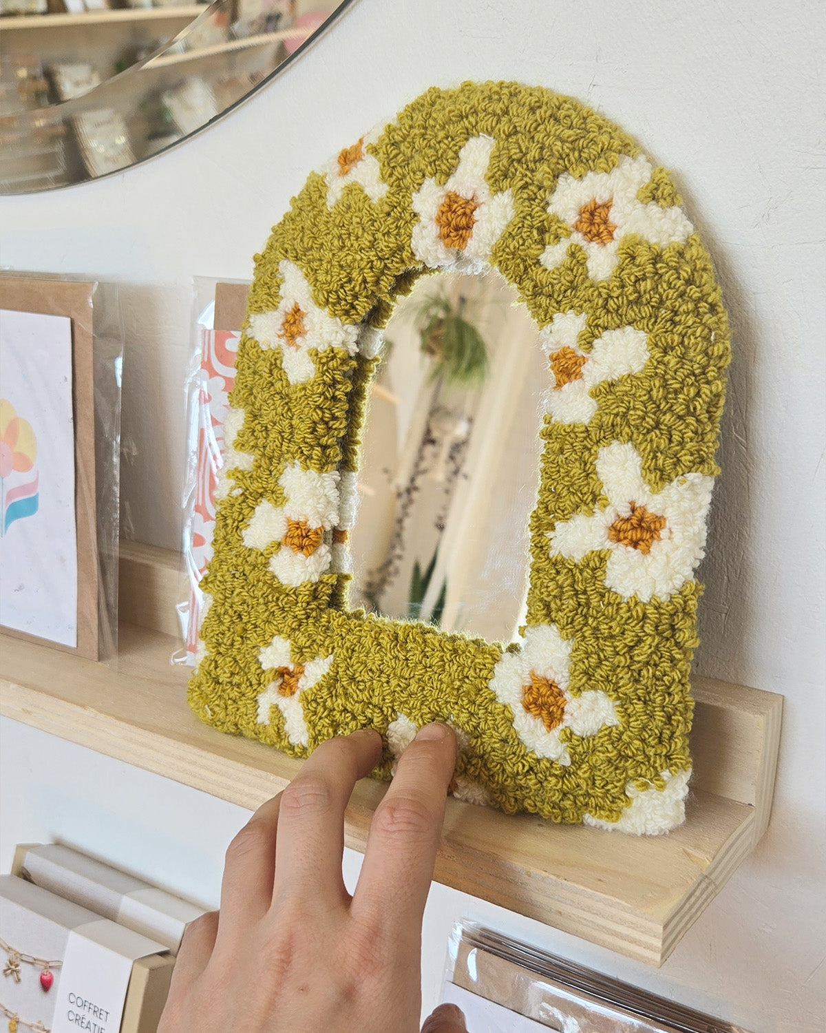 Punch Needle Workshop - Creating a Custom Punch Needle Mirror - 4 hours