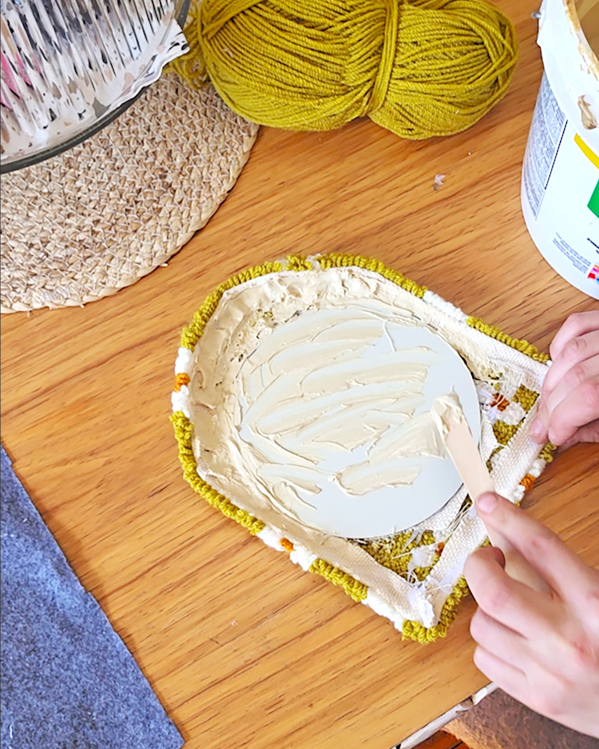 Punch Needle Workshop - Creating a Custom Punch Needle Mirror - 4 hours