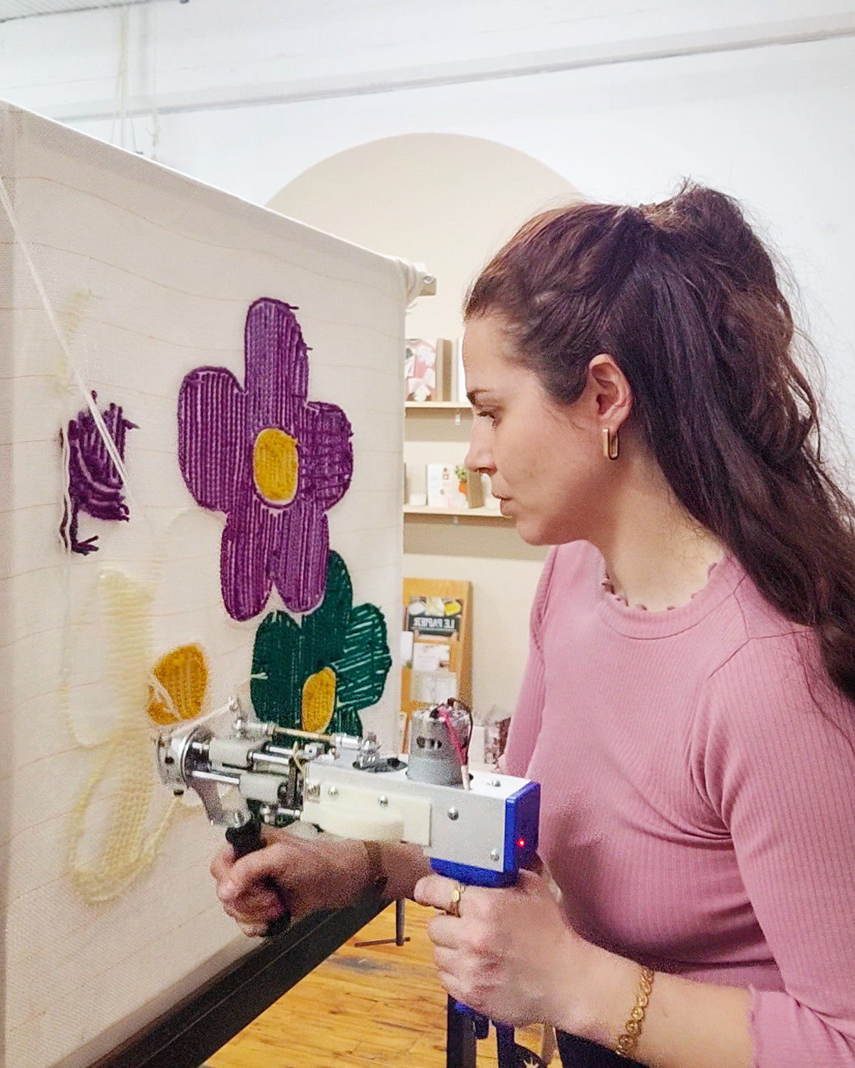 Tufting workshop, Come and create your own carpet! :)