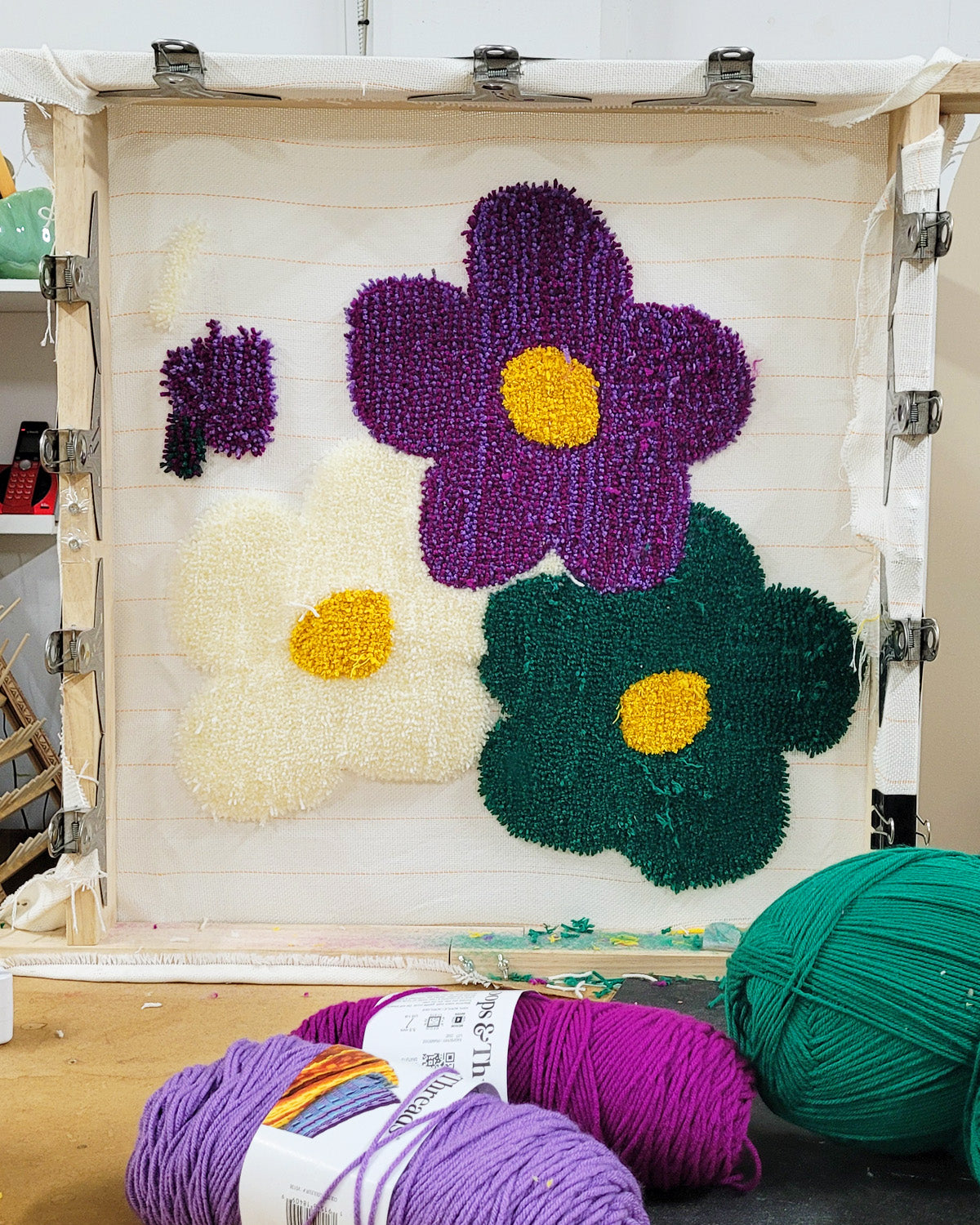 Tufting workshop, Come and create your own carpet! :)
