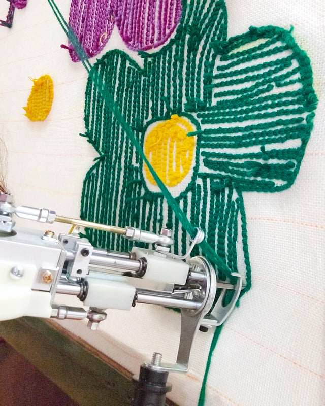 Atelier de groupe privé sur demande - Atelier de tufting, création de tapis ou de déco murale - 7 heures