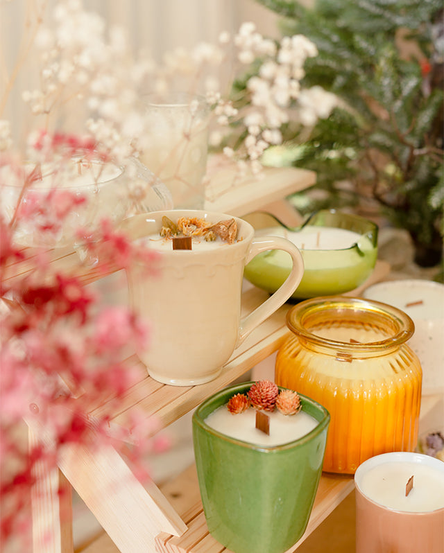 Atelier privé sur demande seulement -Atelier d'initiation à la fabrication de bougie parfumé - Upcycled tes pots! 3h