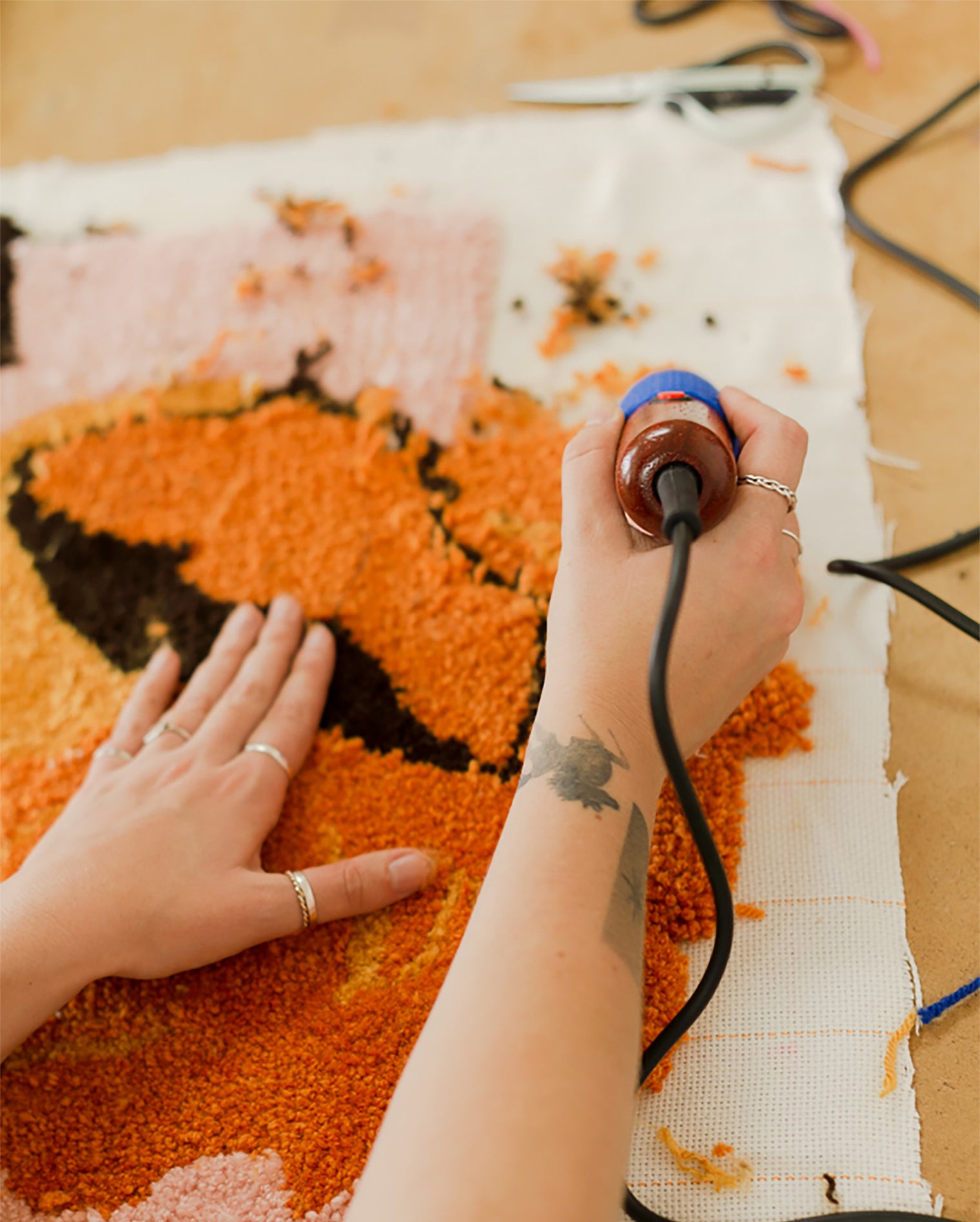 Tufting workshop, Come and create your own carpet! :)