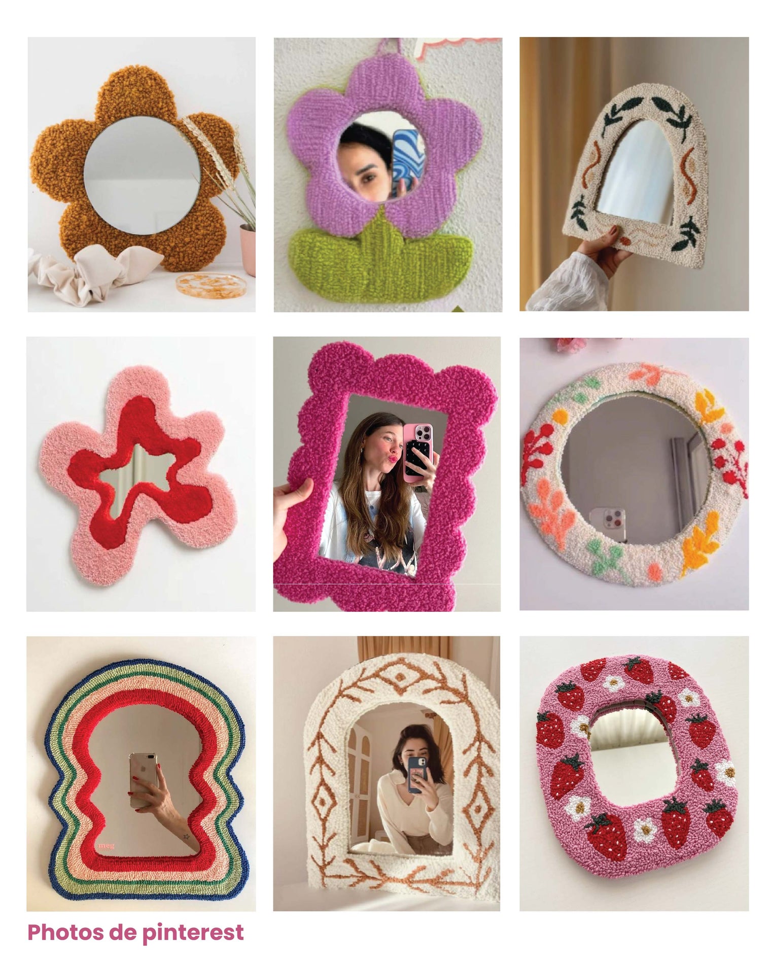 Punch Needle Workshop - Creating a Custom Punch Needle Mirror - 4 hours