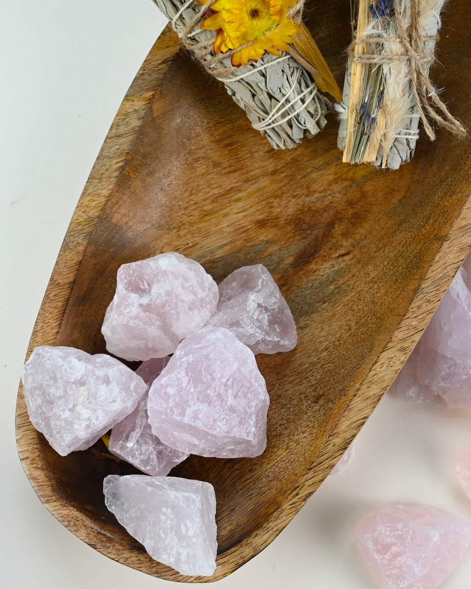 Natural online rose quartz