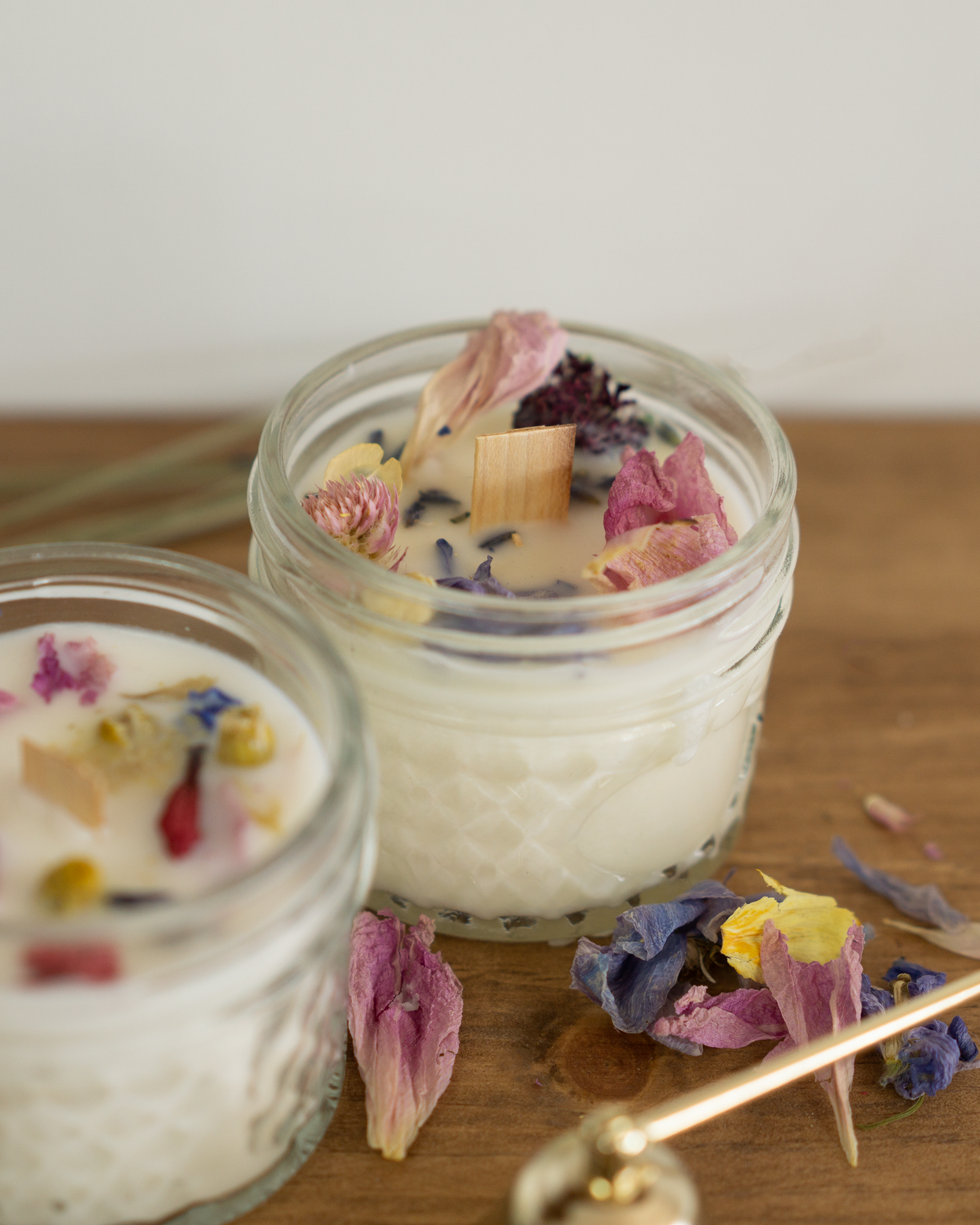 Ensemble de fabrication de bougies florales