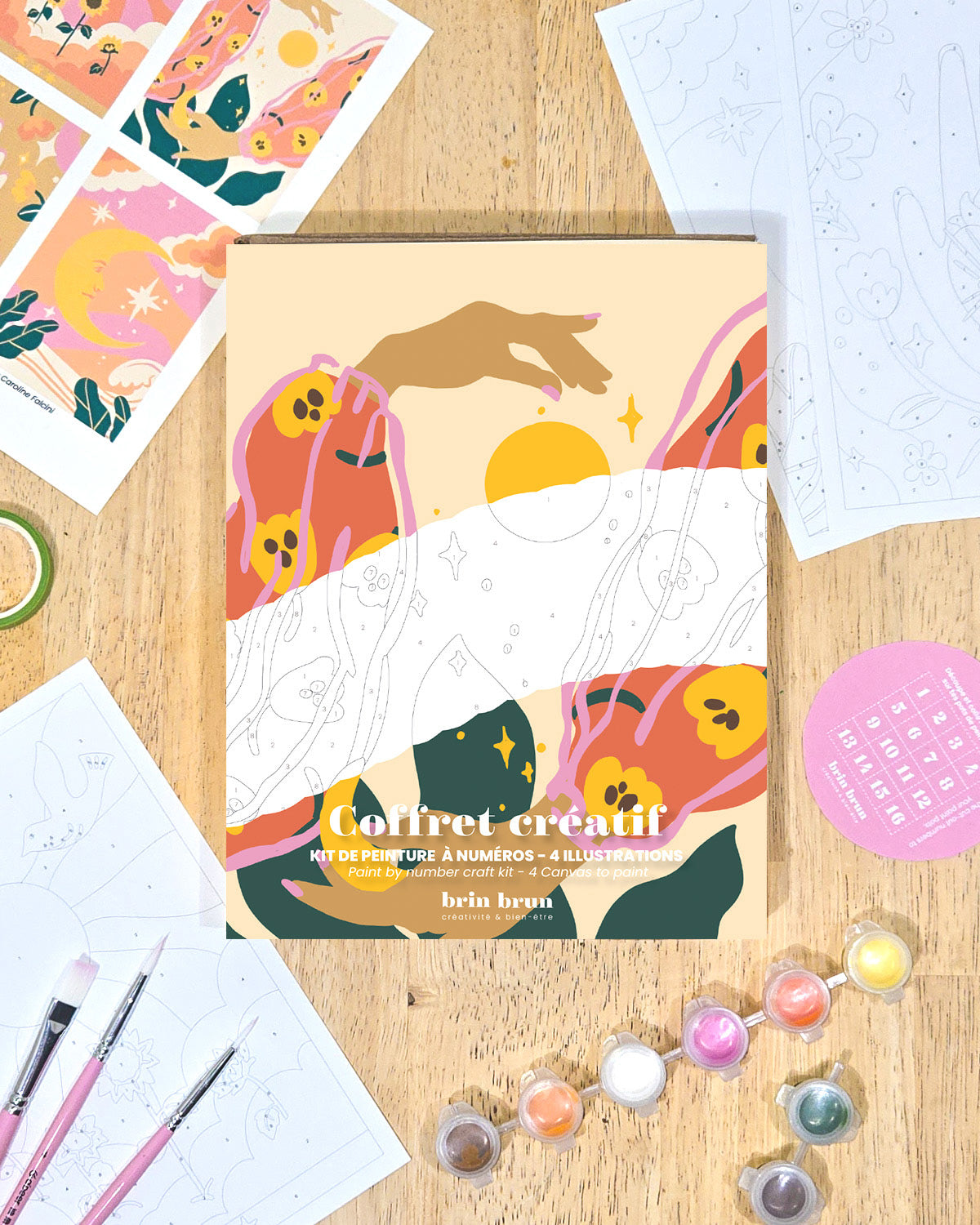 Coffret créatif, Kit de peinture à numéros - Ambiance Astral