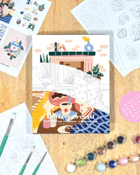 Coffret créatif, Kit de peinture à numéros - Ambiance Hygge