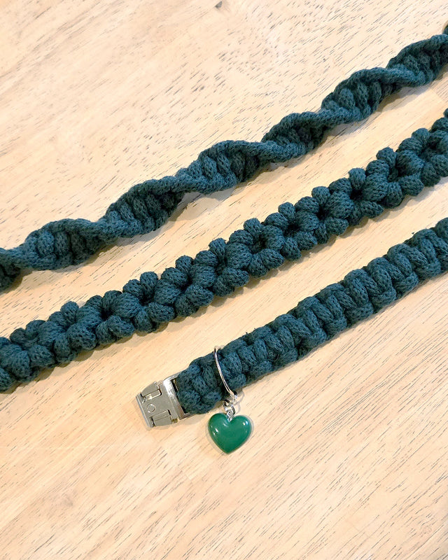 Coffret créatif – Fabrication d’un collier pour chien personnalisé en macramé