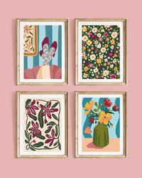 Coffret créatif, Kit de peinture à numéros - Ambiance Rétro bohème