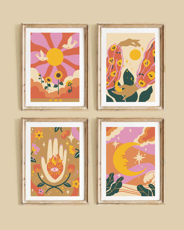 Coffret créatif, Kit de peinture à numéros - Ambiance Astral