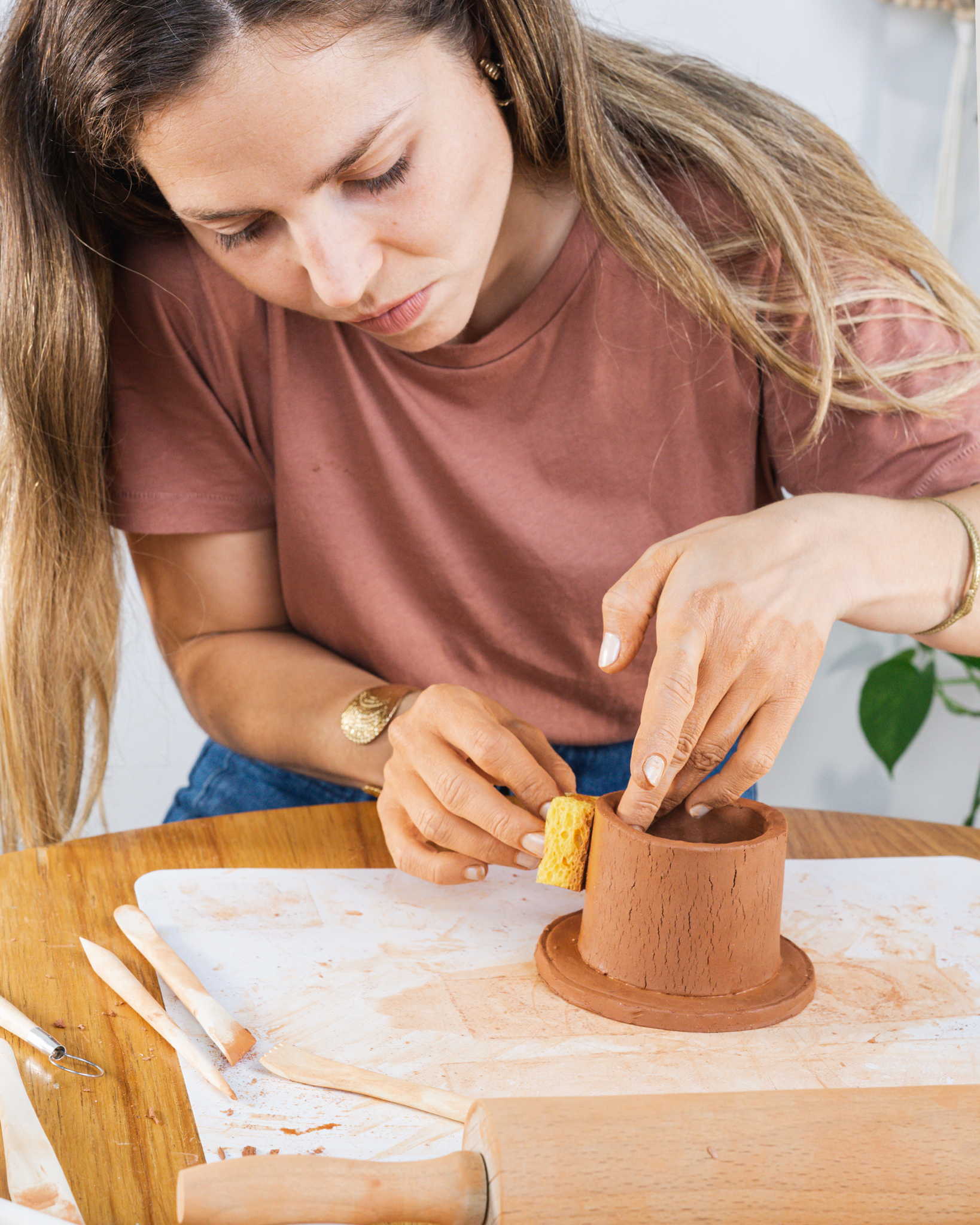 Fabrication de bougies et argile naturelle, kit bricolage pour adultes –  brin brun
